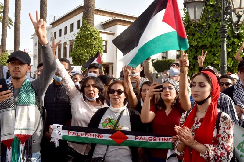 Maroc: des manifestations de soutien à la Palestine