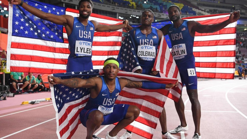 Athlétisme : les américains survolent les championnats du monde