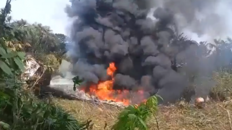 Colombie: un avion de l'armée s'écrase au décollage