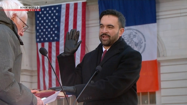 À New York, Zohran Mamdani, le nouveau maire, prête serment 
